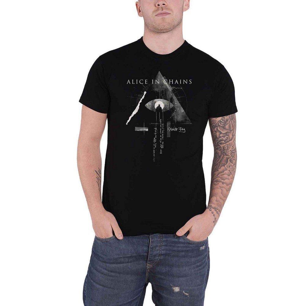 Image of Fog Mountain Tshirt Damen Schwarz XXL