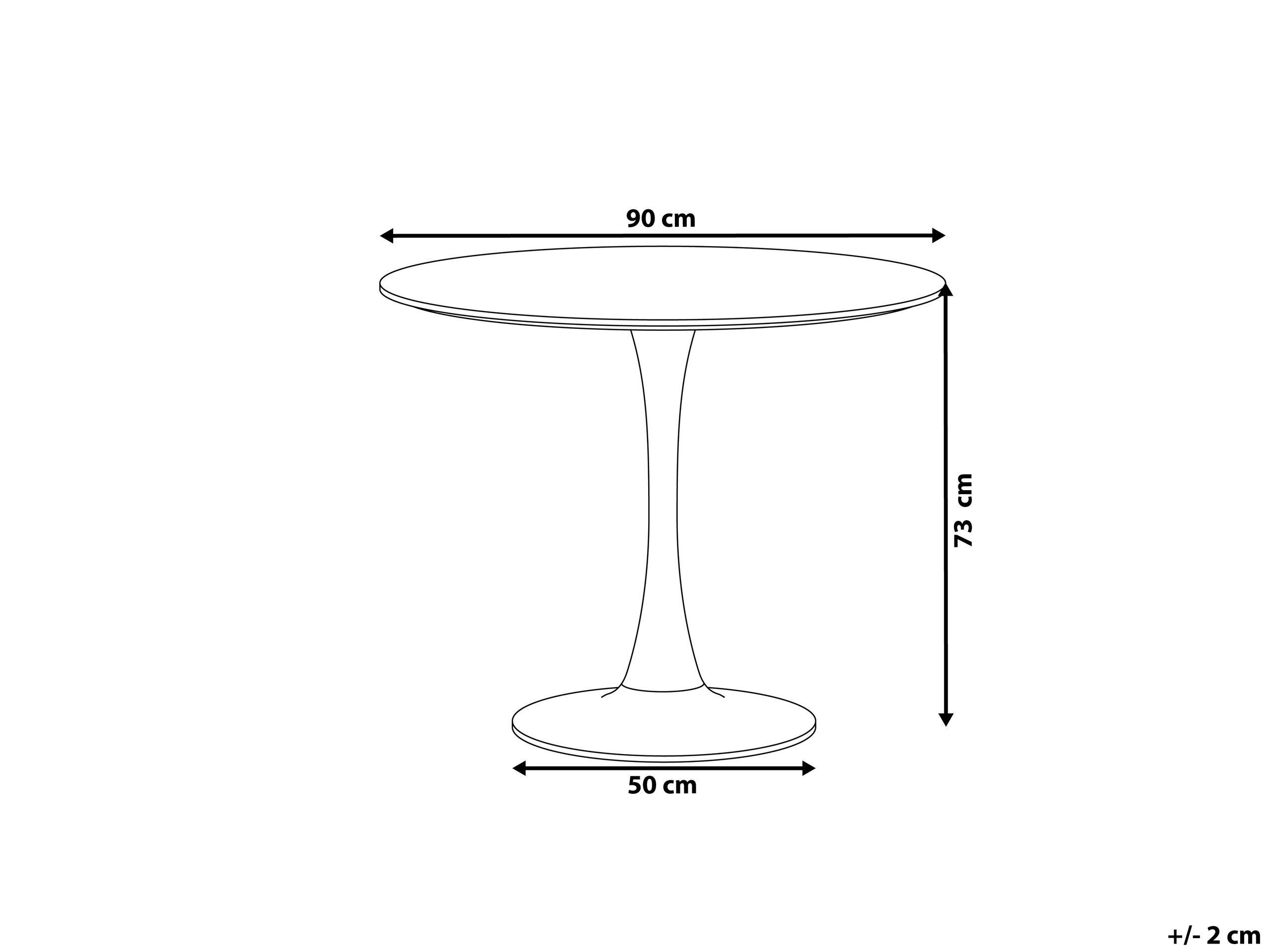 Beliani Table de repas en MDF Moderne BOCA  