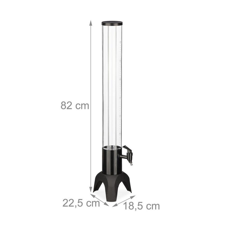 B2X Colonne à bière de 2,5 litres avec robinet  