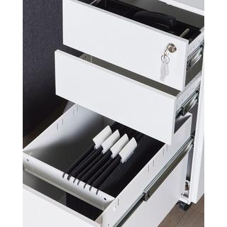 Beliani Armadietto da ufficio en Acciaio Moderno BOLSENA  