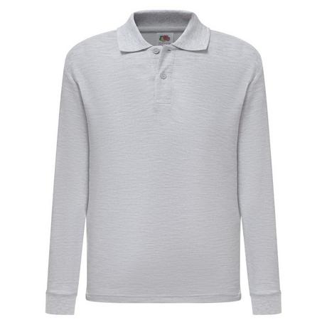 Fruit of the Loom  Langarm Pique Polo Shirt 