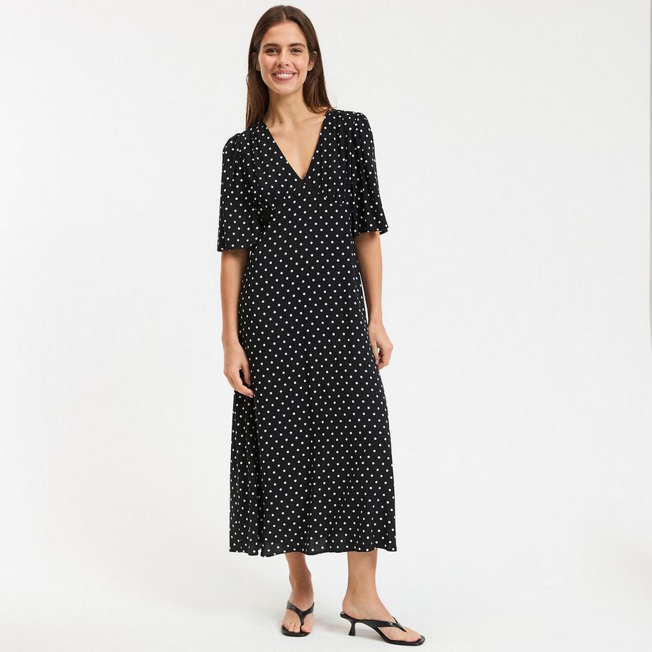 La Redoute Collections Robe Évasée à Pois  