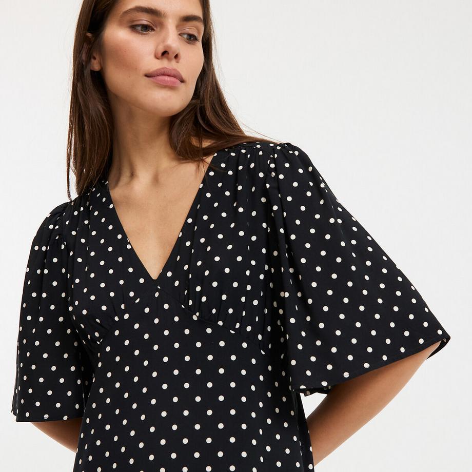La Redoute Collections Robe Évasée à Pois  