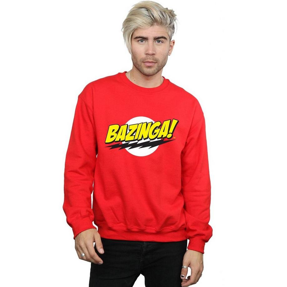 The Big Bang Theory Bazinga Grafik Print Sweatshirt  