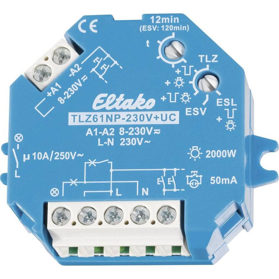 Eltako  Minuterie pour cage d'escalier TLZ61NP-230V+UC 