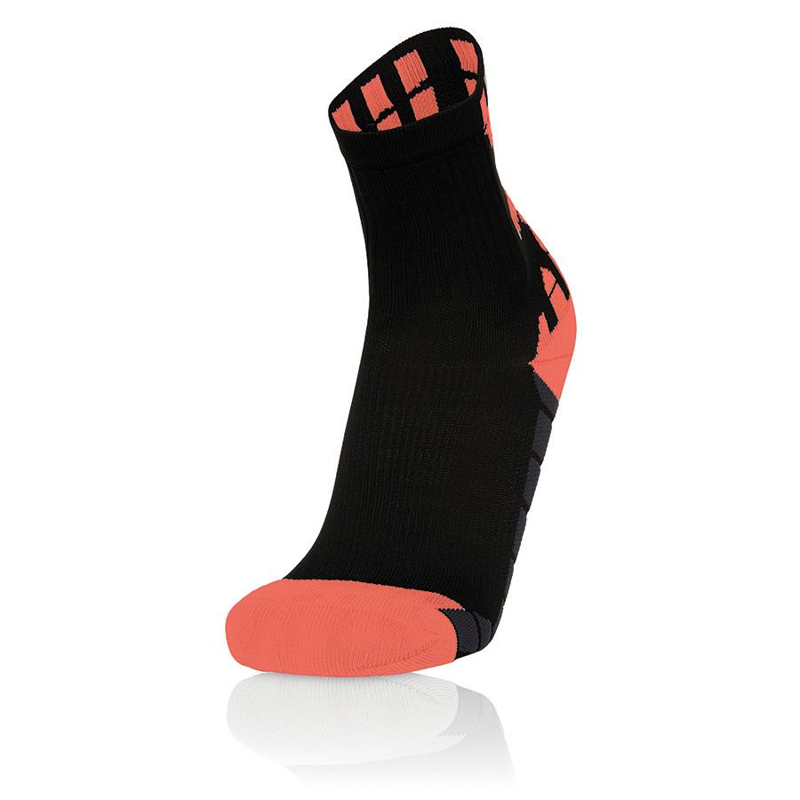Image of Socken Interval Herren Schwarz / Orange 35-38