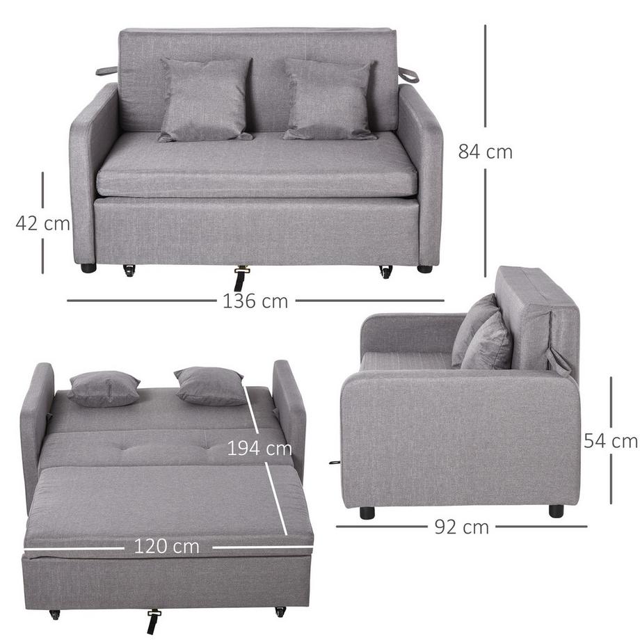 HOMCOM Schlafsofa  