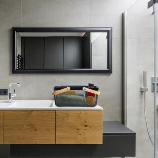 Northix Quadratischer Drahtkorb mit Griff  