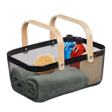 Quadratischer Drahtkorb mit Griff