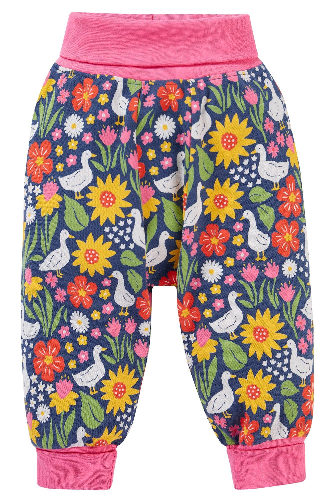 Image of Kleinkinder Hose Springtime Ducks Unisex Blau 86/92