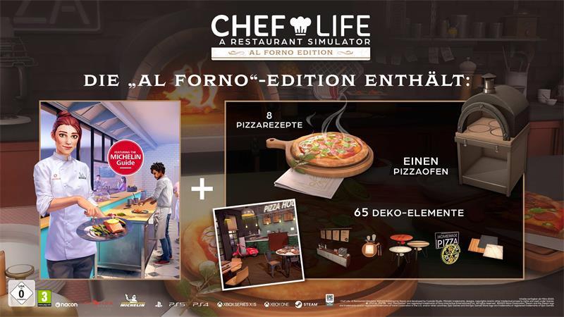 nacon  PS5 Chef Life: A Restaurant Simulator - Al Forno Edition 