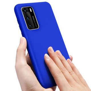 Avizar  Coque Huawei P40 Soft Touch Bleu 