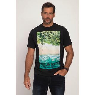 JP1880  T-Shirt, Halbarm, Foto Print, Rundhals 