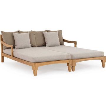 Daybed Bali natur (2er-Set)
