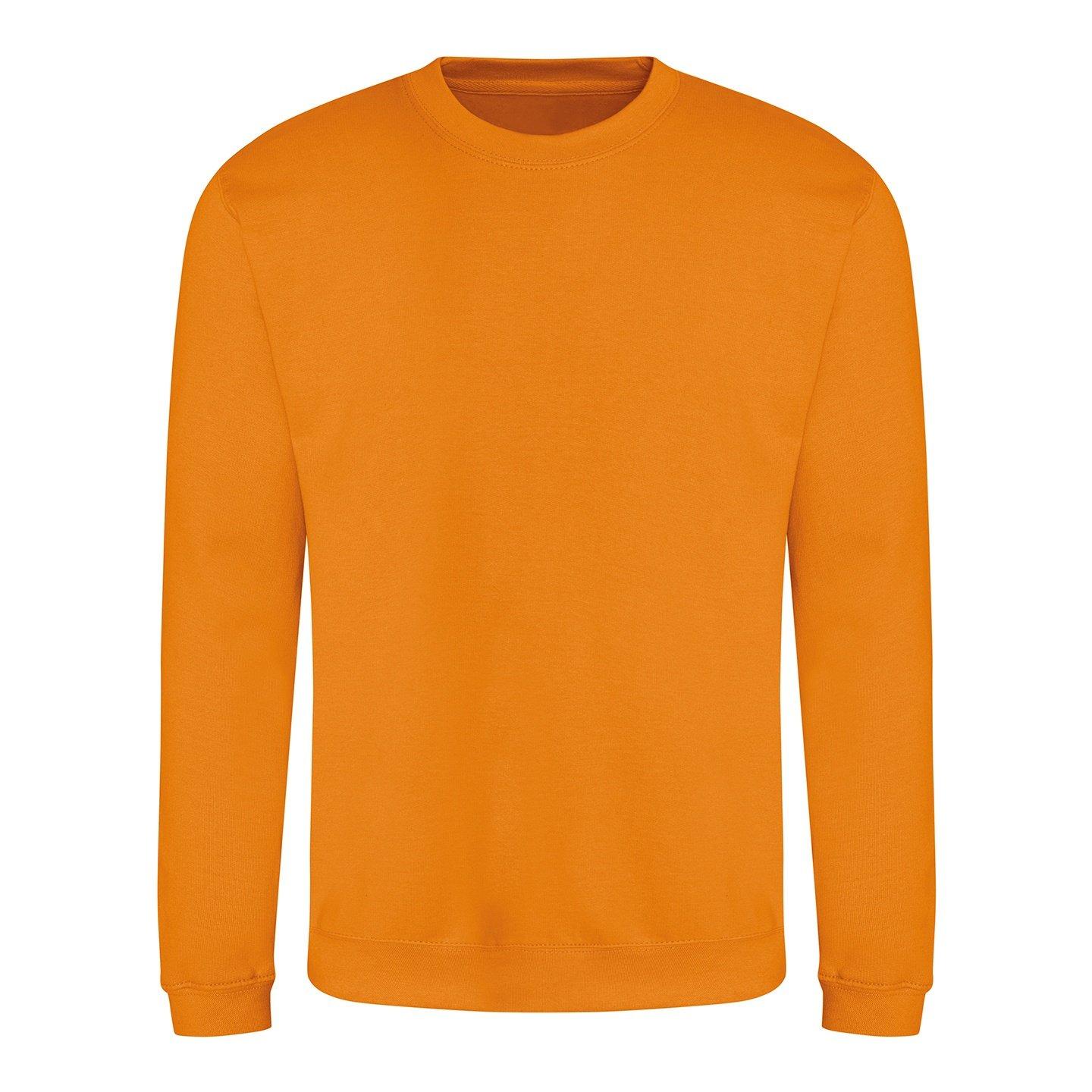 Image of Just Hoods Sweatshirt Mit Rundhalsausschnitt Damen Orange Bunt M