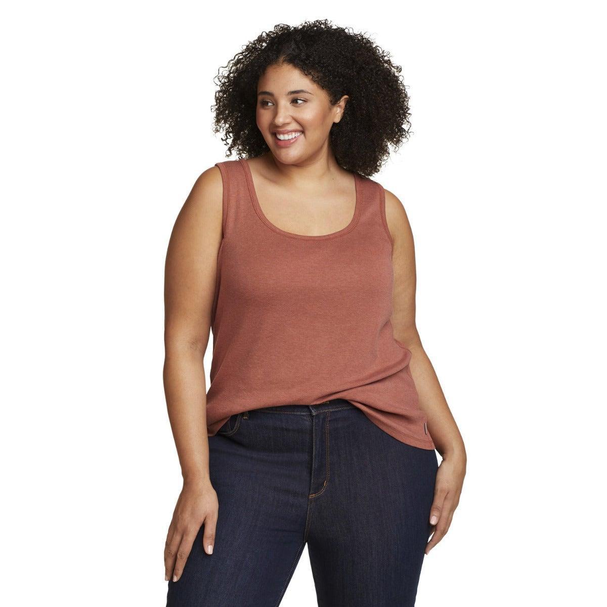 Image of Favorite Ärmelloses Oberteil Runder Auschnitt Unisex Braun XXL