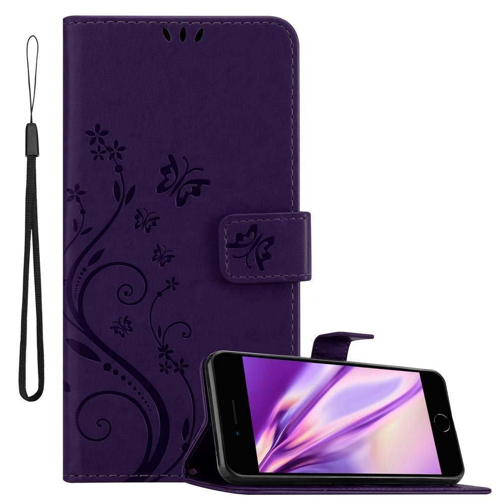 Image of Hülle für Apple iPhone 7 PLUS 7S PLUS 8 PLUS Blumen Design Magnetverschluss