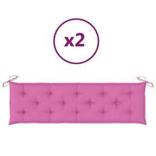 VidaXL Coussin de banc de jardin tissu  