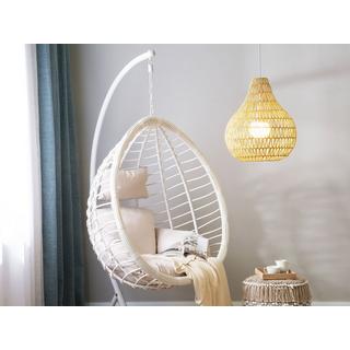 Beliani Lampe suspension en Corde en papier Boho MOLOPO  