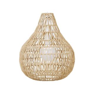 Beliani Lampe suspension en Corde en papier Boho MOLOPO  