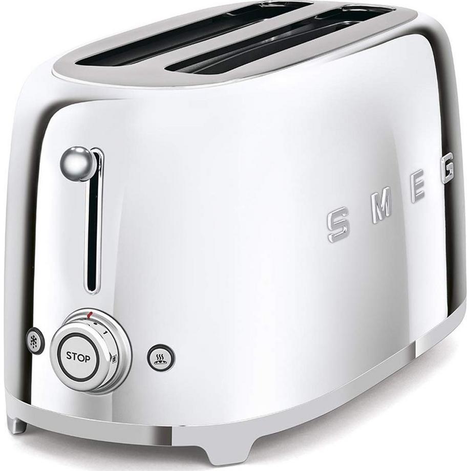 SMEG Tostapane a 2 slot lungo - cromato  
