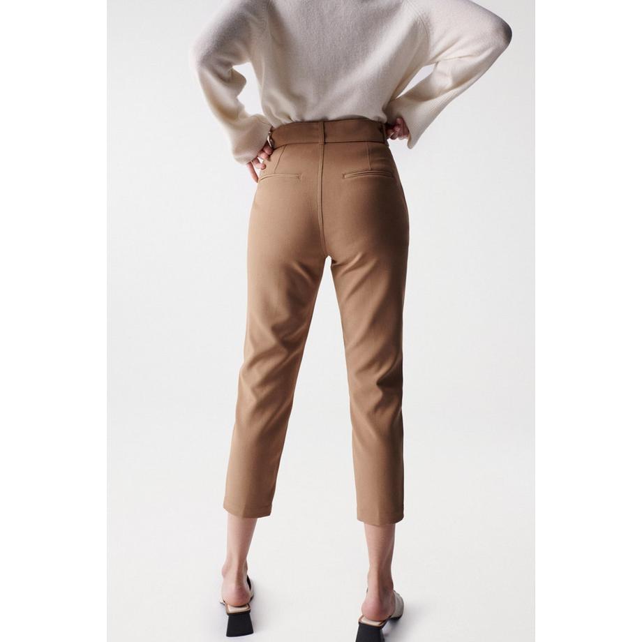Salsa Chino Cropped Slim High Waist Pantalon  