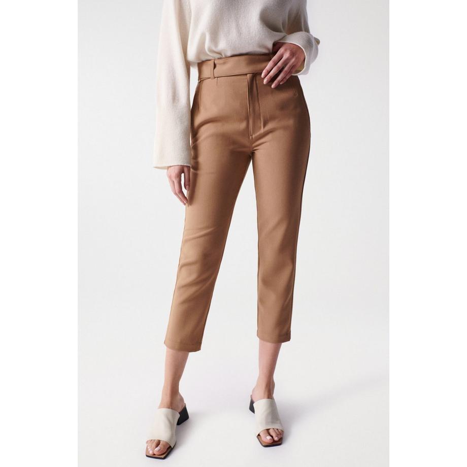 Salsa Chino Cropped Slim High Waist Pantalon  