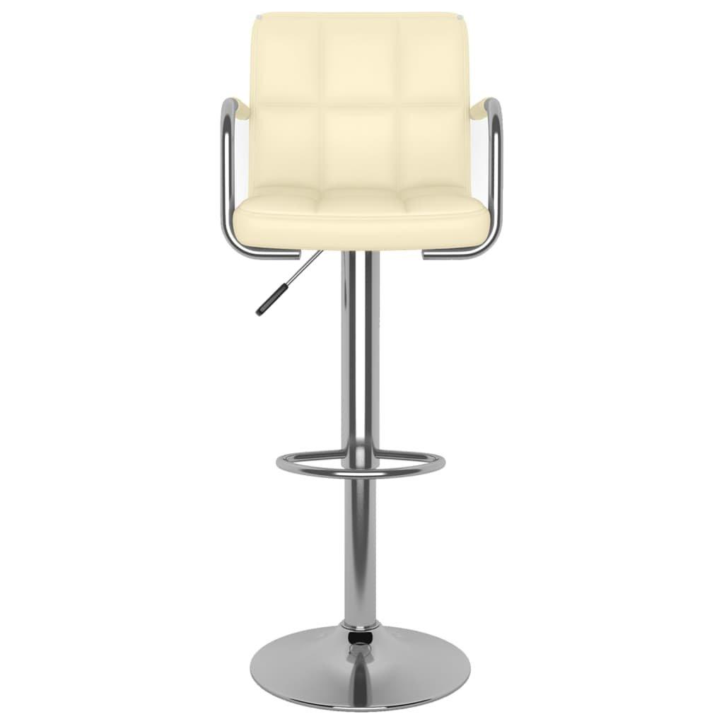 VidaXL Tabouret de bar cuir artificiel  