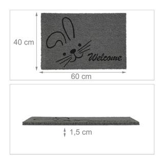 B2X Fußmatte Kokosfaser "Willkommen"  