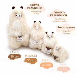 Inkari  Peluche Alpaga Medium (32 cm) - Sahara 