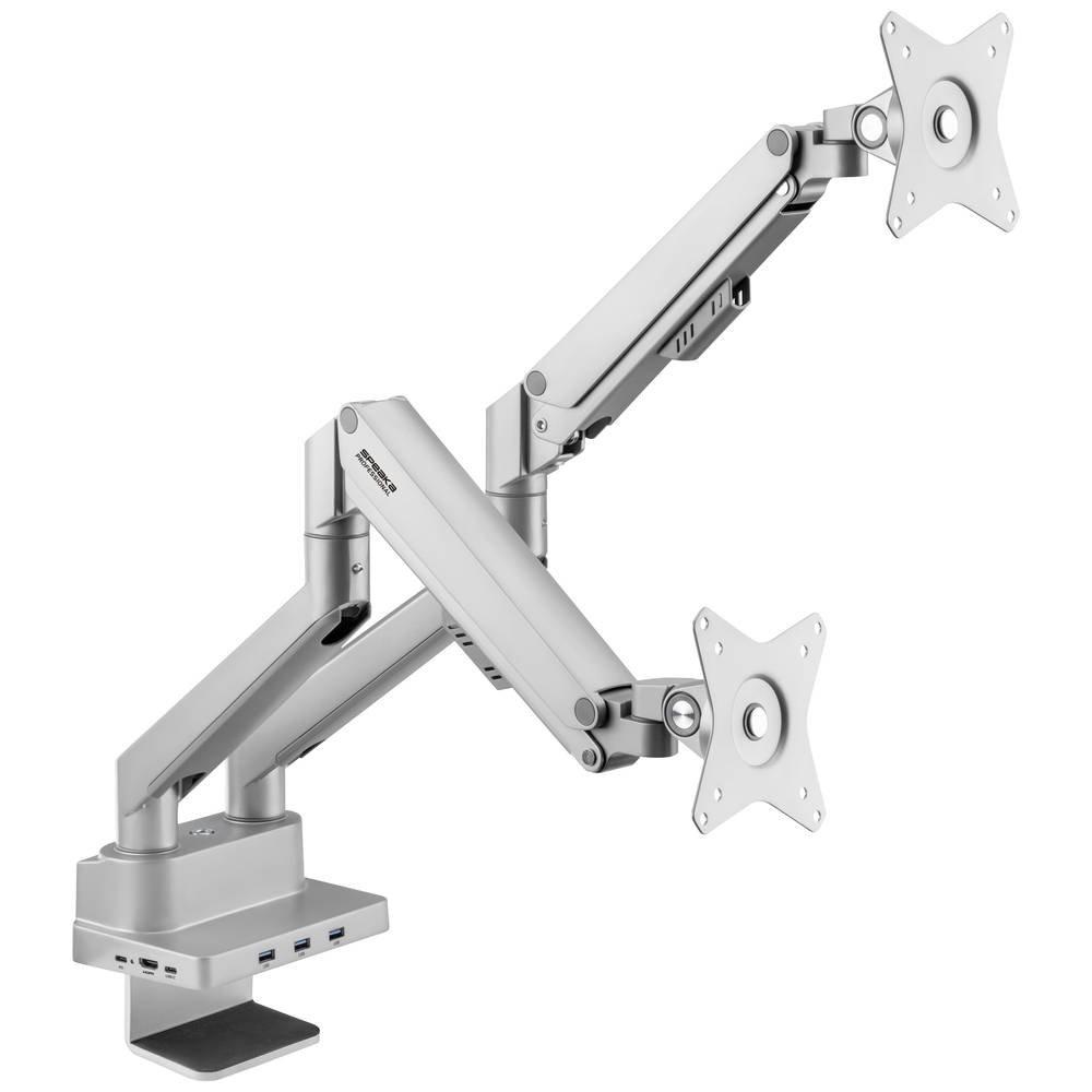 Image of Speaka Professional Halterung für zwei Monitore mit Dockingstation