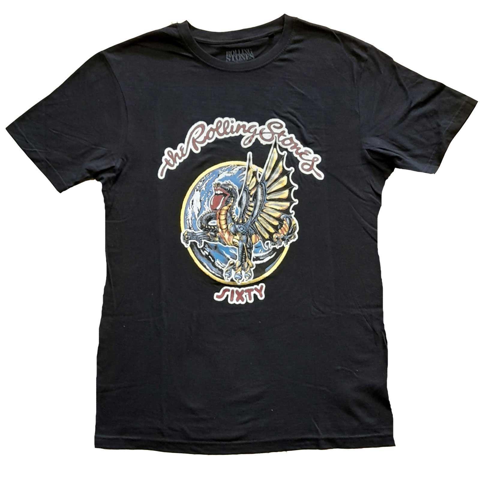 Image of Sixty Dragon Globe Tshirt Damen Schwarz XL