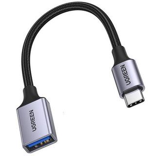 UGREEN  Ugreen OTG-Adapterkabel USB-C-Stecker auf USB-A-Buchse, 5 Gbit/s, 0,15 m – Schwarz 