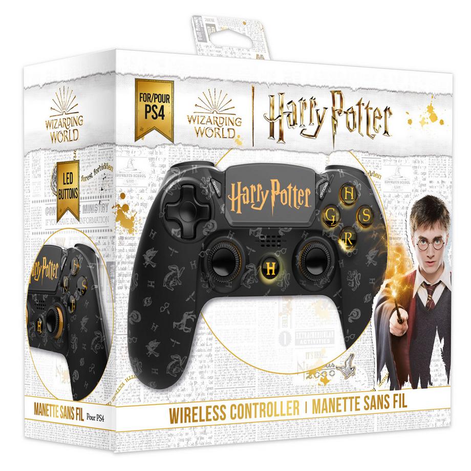 Freaks And Geeks  PS4 Harry Potter: Wireless Controller Schwarz 