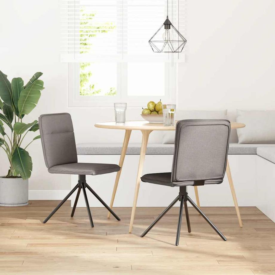 VidaXL Chaise de salle à manger tissu  