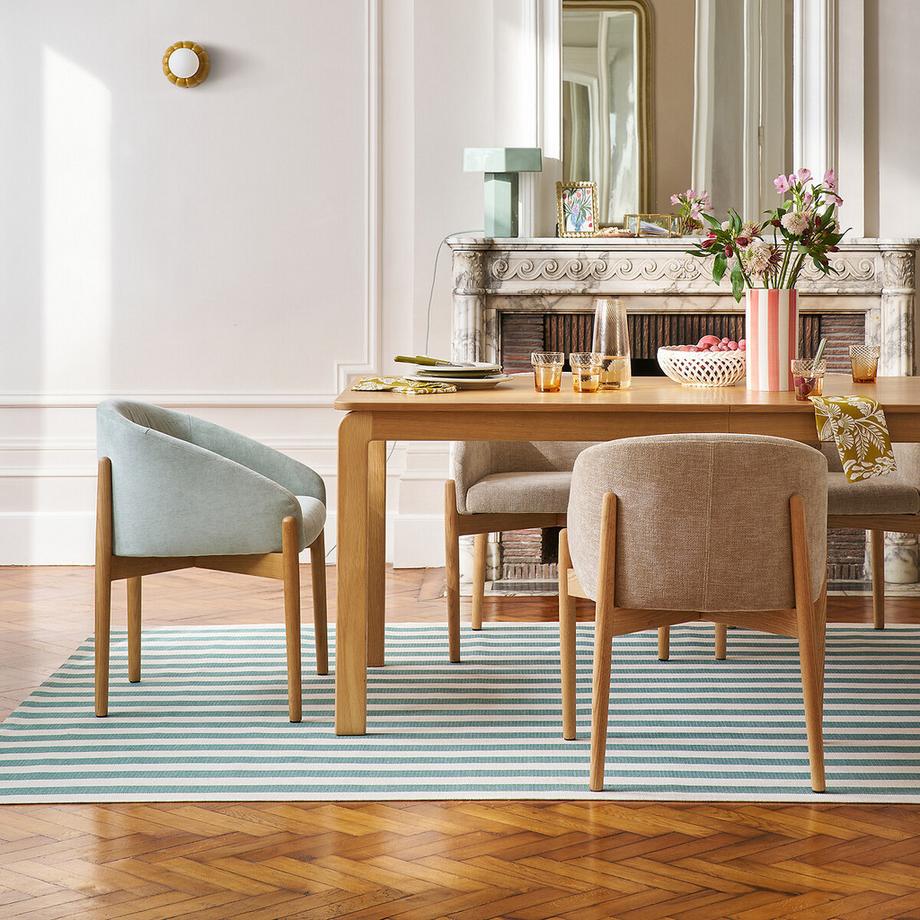 La Redoute Intérieurs Fauteuil de table en tissu texturé  