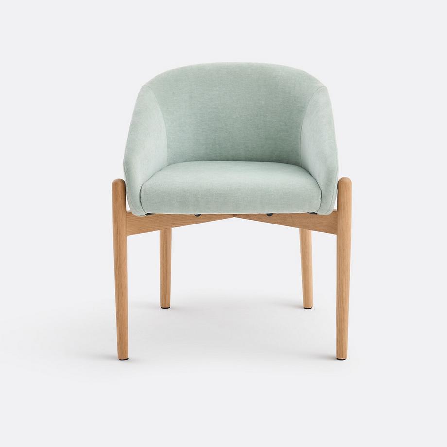 La Redoute Intérieurs Fauteuil de table en tissu texturé  