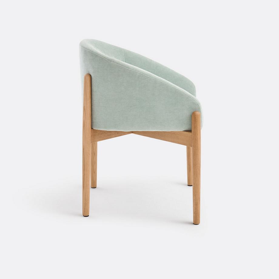 La Redoute Intérieurs Fauteuil de table en tissu texturé  