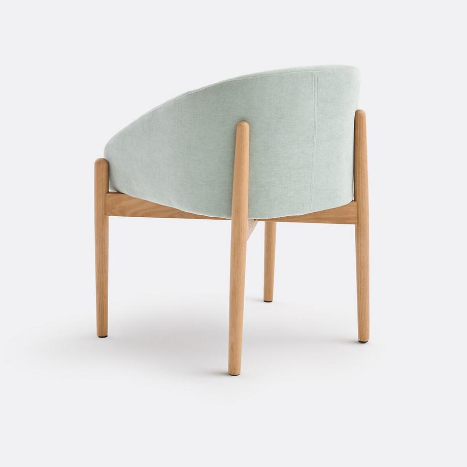 La Redoute Intérieurs Fauteuil de table en tissu texturé  