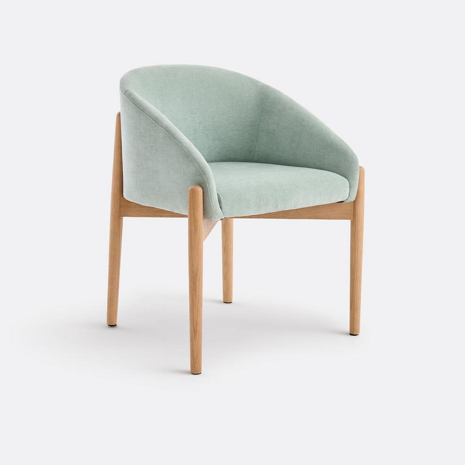 La Redoute Intérieurs Fauteuil de table en tissu texturé  