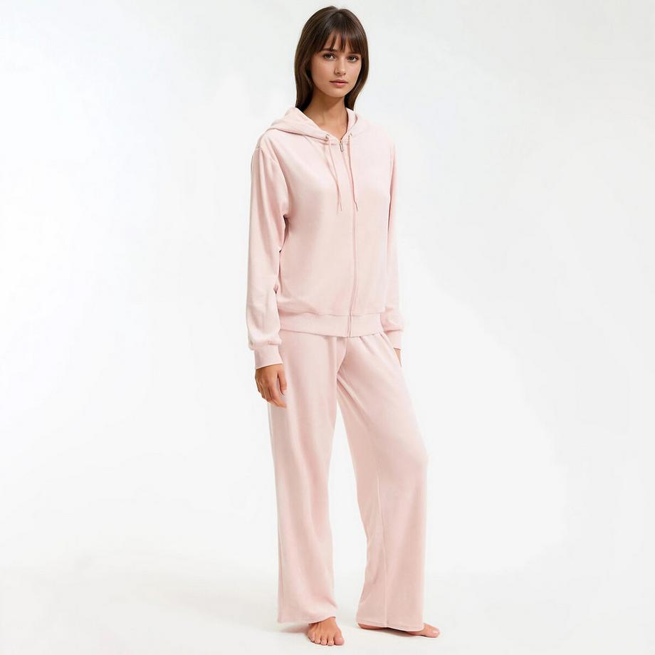 Pyjama en velours lisse