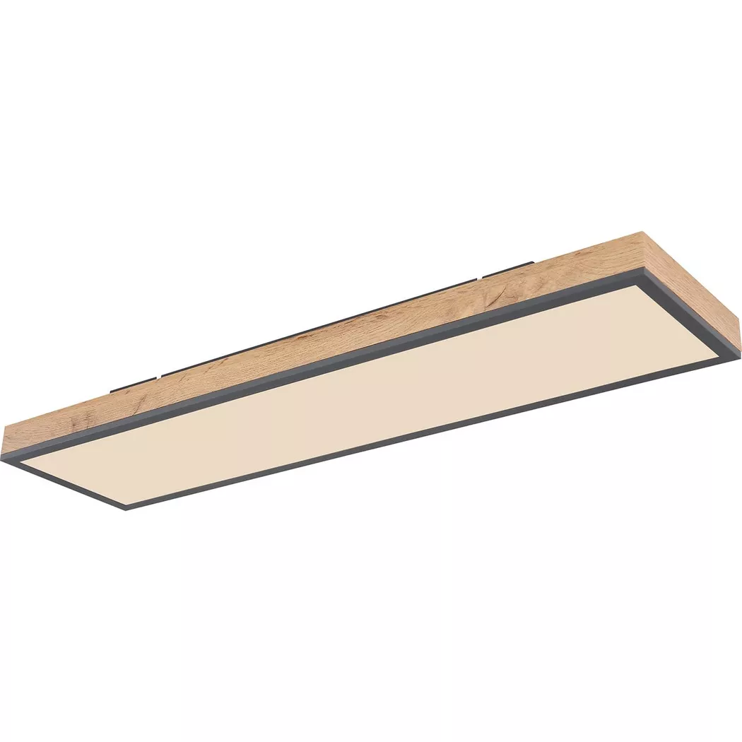 mutoni – Deckenleuchte Doro Aluminium Graphit LED 80×20, One Size, Multicolor