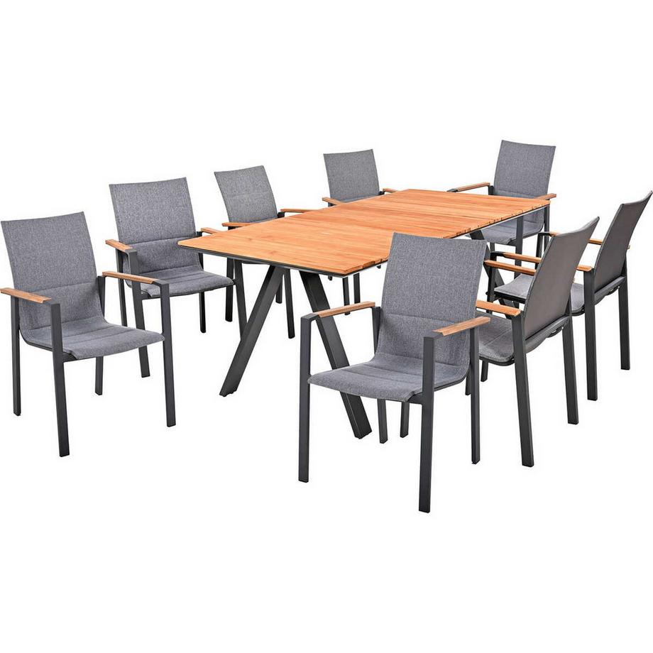 Garten Essgruppe Davina (9-tlg)