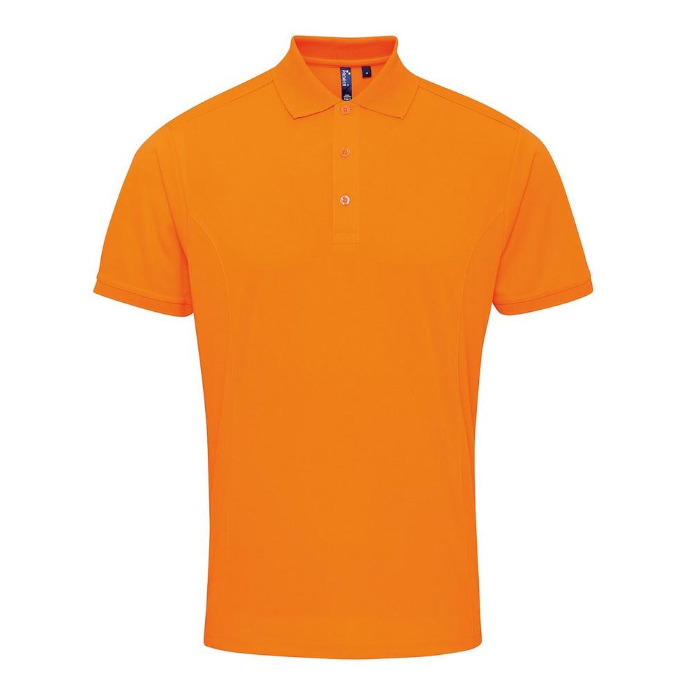 Image of Coolchecker Poloshirt Herren Orange 4XL