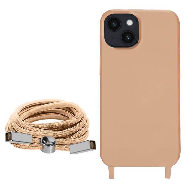 Avizar  Coque Cordon iPhone 14 Rose 