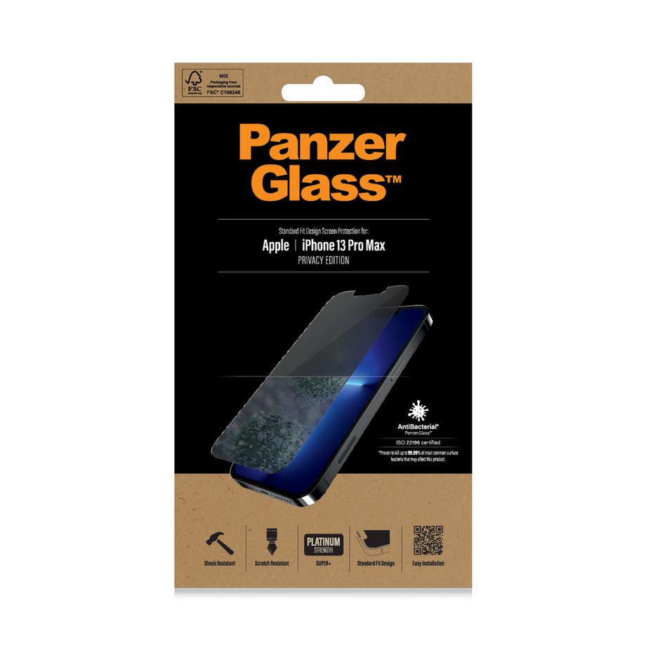 PanzerGlass  P2743 écran et protection arrière de téléphones portables Protection d'écran transparent Apple 1 pièce(s) 