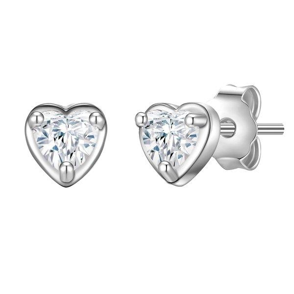 Glanzstücke München  Femme Puces d'oreilles en argent Coeur 