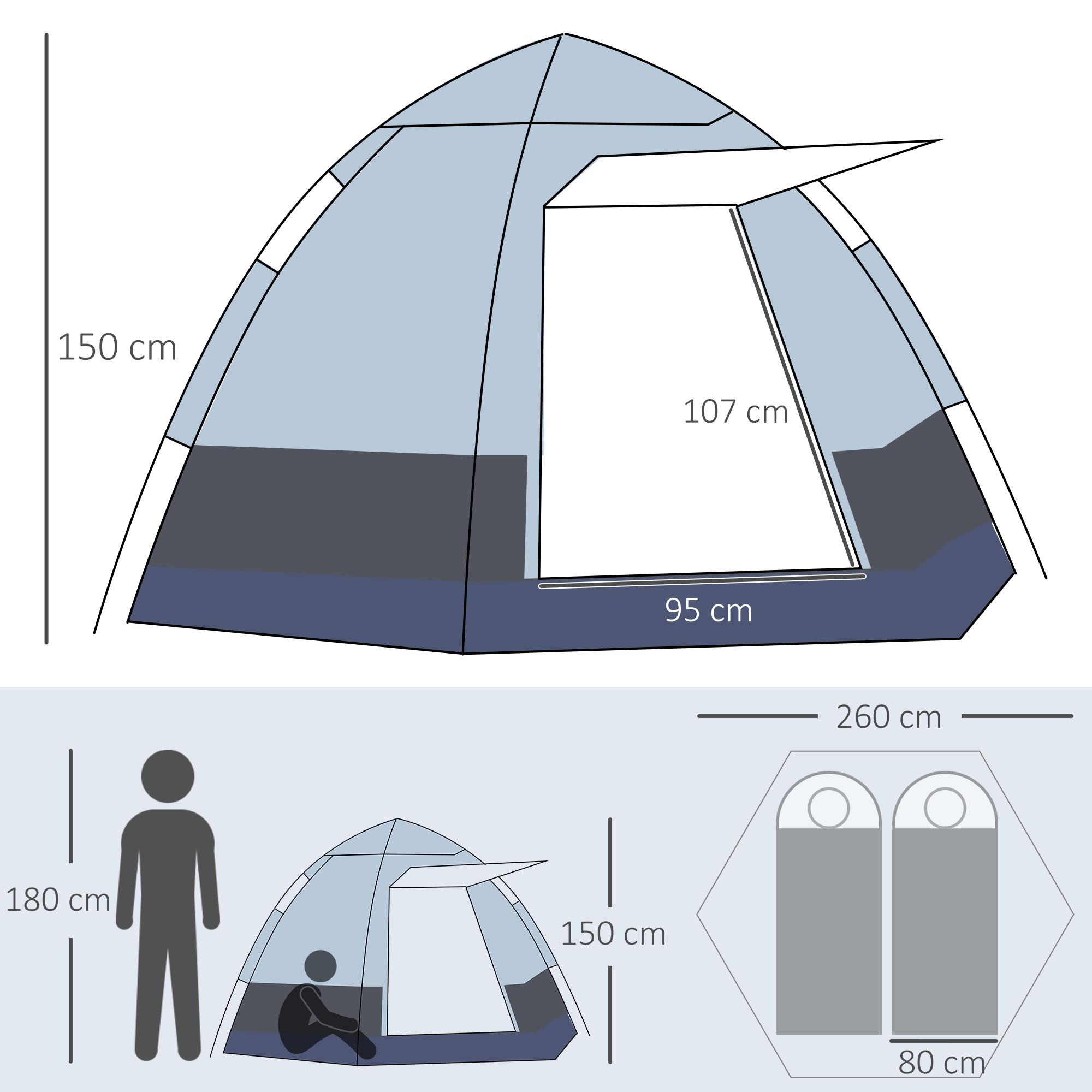 Outsunny  Tente de camping 