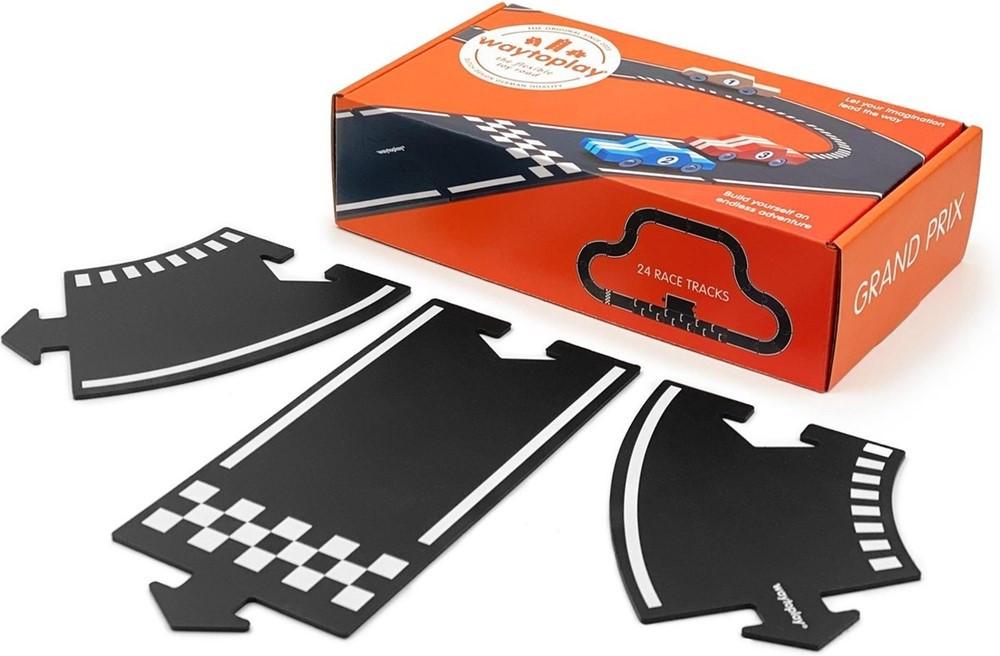 Image of Waytoplay, Grand Prix, die Flexible Spielstraße, 384 cm RACE TRACKS Schwarz