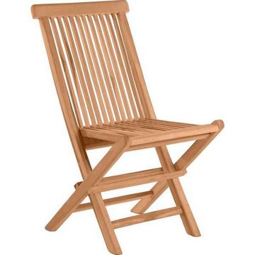 Chaise pliante de jardin en teck (série de 2)